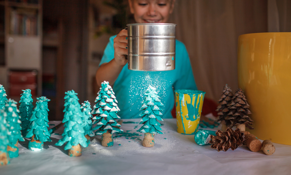 DIY xmas deco cones