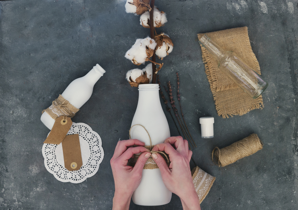 diy βαζάκια 