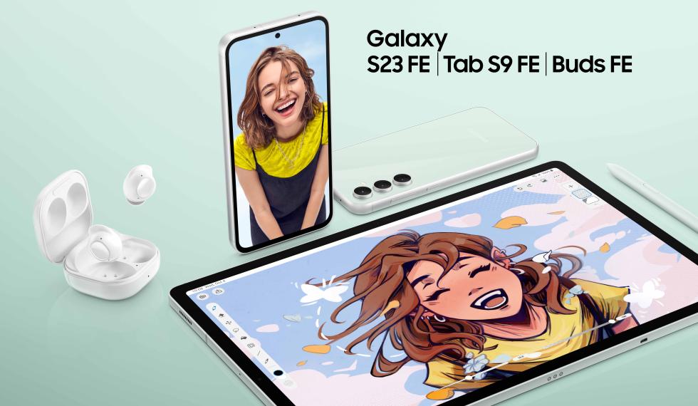  Samsung Galaxy S23 FE, Tab S9 FE και Buds FE 