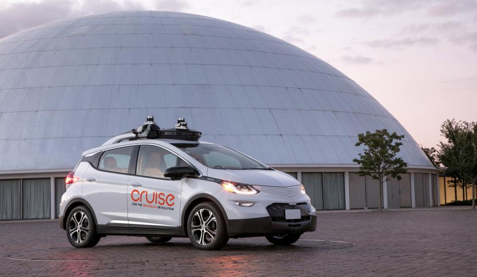 Third generation Bolt EV self-driving test vehicle