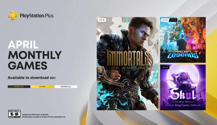 PlayStation Plus Monthly Games for April: Immortals of Aveum, Minecraft Legends, Skul: The Hero Slayer