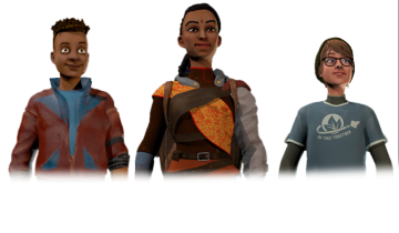 Three Characters of Reset Earth