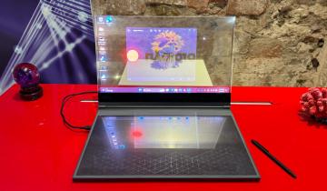 The industry’s first Micro-LED transparent laptop concept