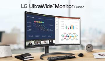 The 21:9 UltraWide™ WQHD (3440 x 1440) curved monitor is great for work. The widescreen allows you to see everything you're working on, with multiple windows open, all on one screen.