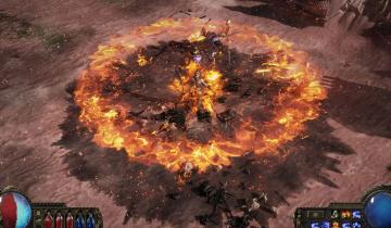 Gameplay moment from Path of Exile 2 