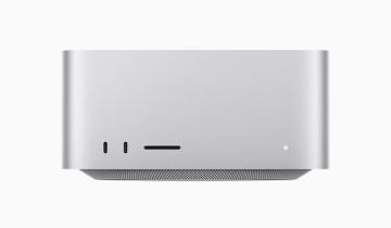 The front panel of a mac studio