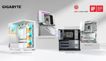 GIGABYTE Red Dot & iF Design Award 2025