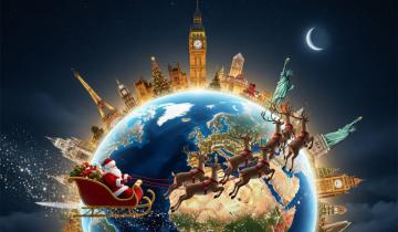 santa around the world