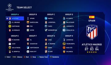 FIFA 19 UEFA Champions League (In Menus)