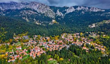 Elati,Village,(old,Name,"tyrna"),And,Koziakas,Mountain,,Pyli,Municipality,