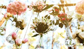 Wedding,Flowers,Decoration,Arch,In,The,Forest.,The,Idea,Of